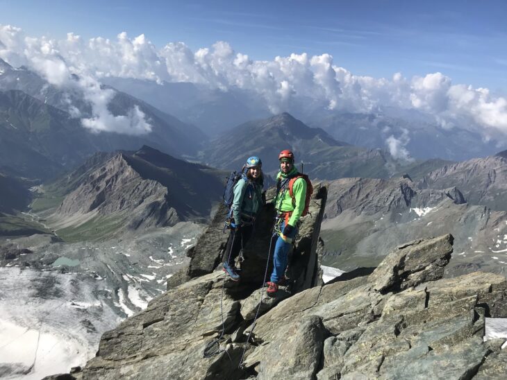 Großglockner-Tour: Höchste Konzentration bei der Seilarbiet und ein mystischer Ausblick