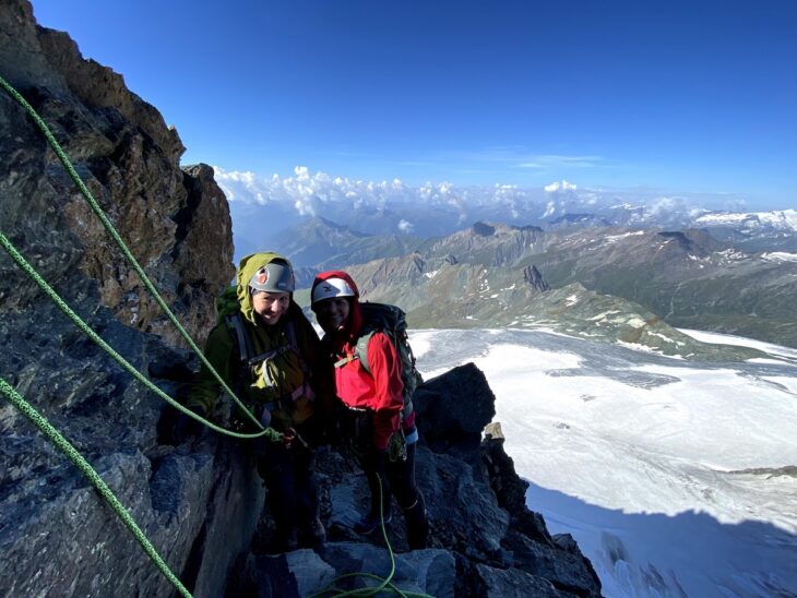 Großglockner-Tour: Der steile Grat zerrt an den Nerven