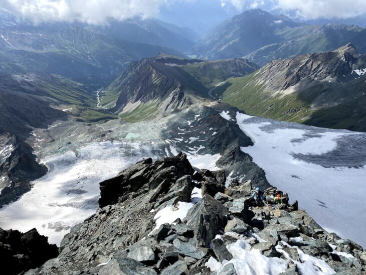 Großglockner-Tour: Der steile Grat zerrt an den Nerven