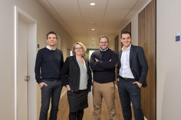 Die „sfk Steuerberater“ aus Prien am Chiemsee: Michael Schleicher, Annette Herzinger, Christoph Stock und Christian Kamml (von links).